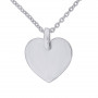 Halsband med platt silverhjärta äkta silver 1-11-0074K 389,00 kr Hem