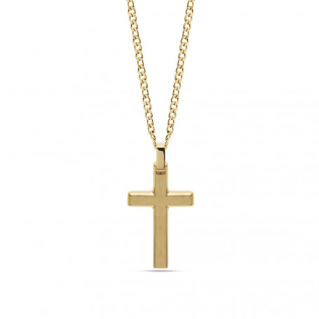 Justin gold kors med kedja i guldpläterat stål 6-50-0027 499,00 kr Hem
