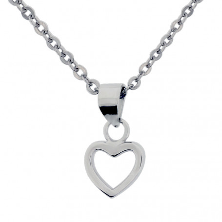Halsband litet hjärta äkta silver 1-10-0407 199,00 kr Hem