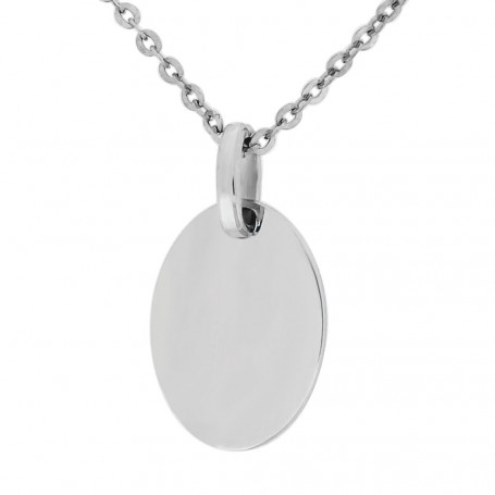 Halsband ovalt smycke äkta silver 1-11-0076 550,00 kr Hem