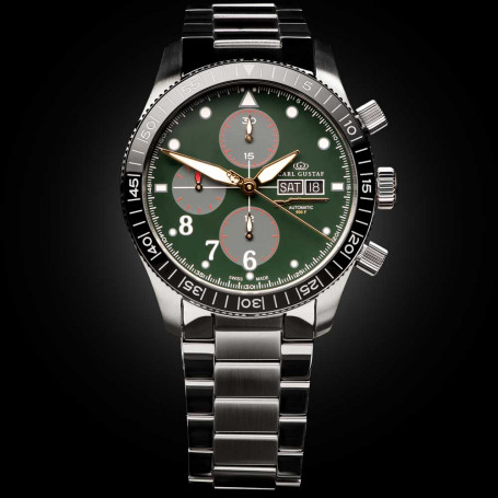 Carl Gustaf Watches Chronograph Ceramic Emerald Green 900 F CarlGustafWathesChronographCeramicEmeraldGreen900F 39,00 kr Carl ...