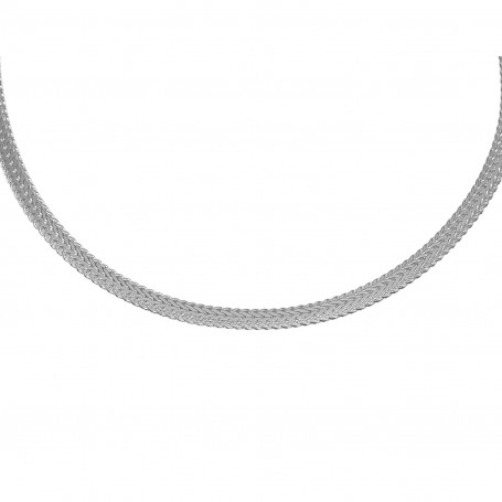 Halsband pressad rävsvans äkta silver 42 cm 1-50-0066-42 875,00 kr Hem