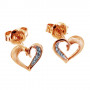 Loveheart ear rosé SIC54  Colling Jewellery 550,00 kr