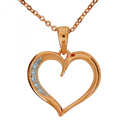 Loveheart rosé SIC65 Colling Jewellery Halsband 36cm till 50cm 595,00 kr