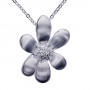 Smycke med blomma 1-10-0017  Halsband 36cm till 50cm 690,00 kr