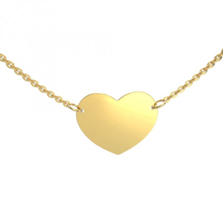 Guldhalsband med hjärta 9-50-0017-43  Hem 795,00 kr