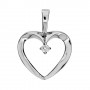 Hjärta i vitguld med diamant 5-10-0023 2,00 kr Hem