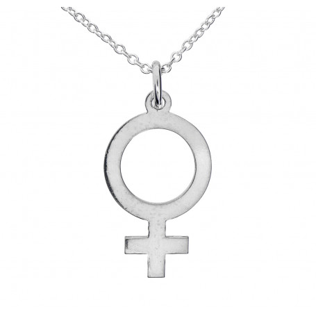 Halsband kvinnosymbol feministsmycke 1-10-0237 495,00 kr Halsband 36cm till 50cm