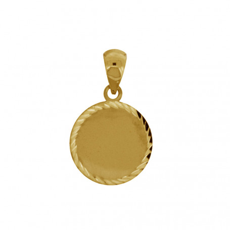 Berlock runt smycke i äkta guld 18 karat 5-10-0061 1,00 kr Hem