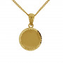 Halsband med liten rund berlock äkta guld 18 karat 5-10-0061K 4,00 kr Hem